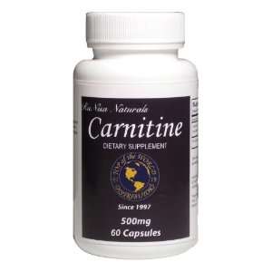  RaNisa Naturals, L Carnitine, 500 mg. Capsules, 60 Count 