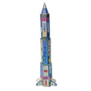    Color Me 3 D Velvet Rocket Craft Kit (Makes 12): Toys & Games