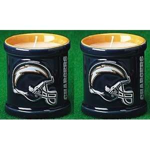  San Diego Chargers Set of 2 Sculpted Votive Candles *SALE 