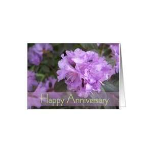 Happy Anniversary Pink Azalea Card