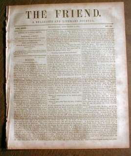 1851 newspaper 1st report of LAKE TANGANYIKA in AFRICA  