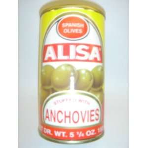 Spanish Olives Stuffed with Anchovies: Grocery & Gourmet Food