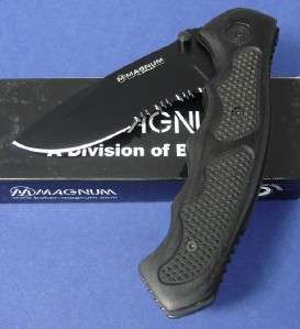 Boker Magnum Special Agent Black Linerlock Knife New  
