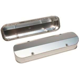Satin Silver Anodized Aluminum Fabricated Valve Cover with Fabricated 