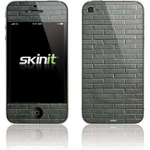  Skinit Grey Brick Wall Skin Vinyl Skin for Apple iPhone 4 