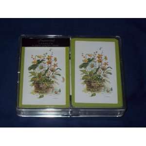  Vintage Daisy Flower Bouquet Imperial Canasta Playing Cards 