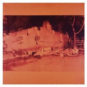   orange car) Giclee Poster Print by Andy Warhol, 34x34