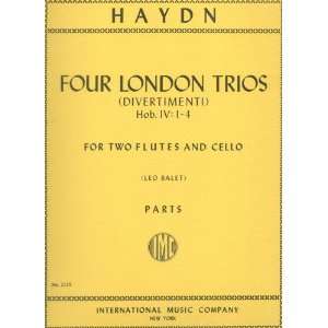  F. J. Haydn London Trios for Two Flutes and Cello 