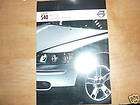 2006 VOLVO S40 OWNERS MANUAL KEYS TO ENJOY SUPPLEMENT