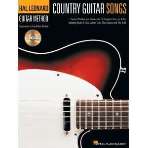 Country Guitar Songs   Hal Leonard Guitar Method   Book and CD Package 