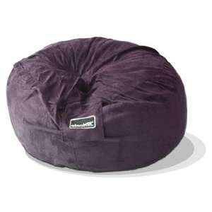  4 ft Plum Purple Foam Bean bag SLACKER sack like Love Sac 
