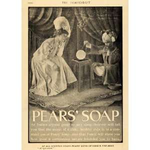   Ad A & F Pears Co Soap Indian Crystal Gazing Woman   Original Print Ad