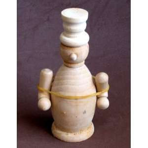   Craft Unfinished Wood Snow Man with Top Hat: Arts, Crafts & Sewing