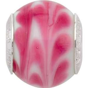  Persona Italian Glass Amaranth Vines Charm fits Pandora 
