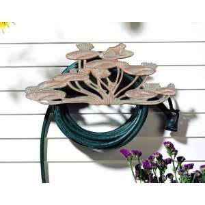 Frog On Lily Pad Hose Holder Patio, Lawn & Garden
