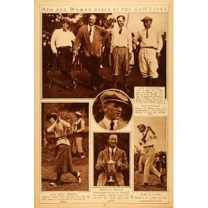  1922 Rotogravure Golf Sports Bobby Jones Ted Ray Toledo 