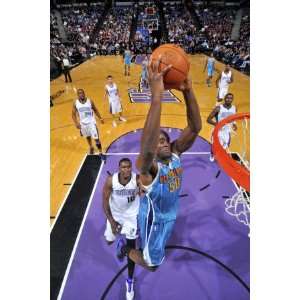  New Orleans Hornets v Sacramento Kings Emeka Okafor and 