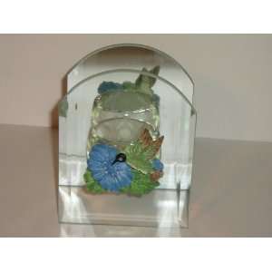   and Flowers Mirror Candle Lamp (4.75 tall) 