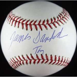  James Gandolfini Autographed Baseball   Tony Soprano Rare 