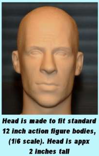 12 1/6 Custom Vin Diesel Figure Head!  