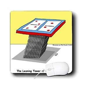   Cartoons   Leaning Tower of Dominos Pizza   Mouse Pads Electronics