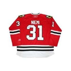  Antti Niemi Autographed/Hand Signed Pro Jersey Sports 