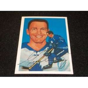 George Armstrong Signed 1983 NHL HOF Card #197 JSA N  