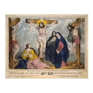 Jesus Christ, Jesus Raised on the Cross, Mary, Mourns Below, James S 