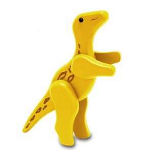   : Childrens Deluxe Wooden Play Toy: T Rex Velociraptor: Toys & Games
