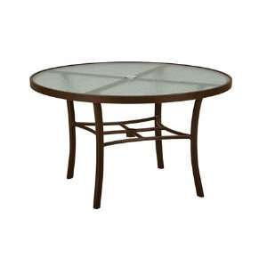  Tropitone Cast Aluminum 42 Round Obscure Top Chat Table 