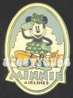   AUCTIONS Trading Pin P.I.N.S 32034 MINNIE Airlines Mouse LE New  