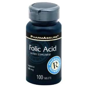   , Folic Acid, 800 mcg, Tablets 100 tablets: Health & Personal Care