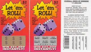 10 ) fake lotto ticket   great to put inside cards  