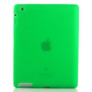  Green / Silicon Case Cover for Apple iPad 3/The New iPad 