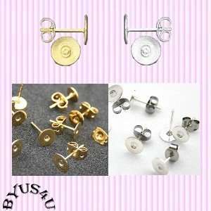   with surgical steel earnuts top quality no allergic reaction quantity