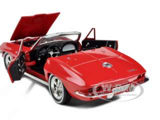 1963 CHEVROLET CORVETTE CONVERTIBLE RED 1:32 MODEL by SIGNATURE 