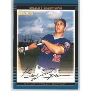  2002 Bowman #310 Grady Sizemore   Montreal Expos (Baseball 