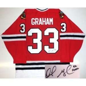 Dirk Graham Signed Jersey   1992 Cup: Sports & Outdoors