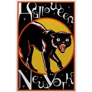 Halloween New York, Black Cat Poster