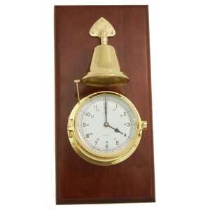  Bey Berk Quartz Bell Striking Clock, Solid Brass Case on 