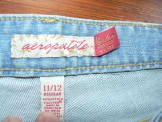 LN Aeropostale Hailey Skinny Flare jeans 11 12  