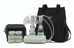 Ameda Purely Yours Breast Pump with Carry All Tote 610075170777  