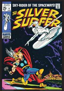 SILVER SURFER #4 (Feb. 1969) Marvel Comics Cover Poster Reprint  