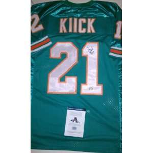  Jim Kiick Signed Miami Dolphins Authentic Jersey 