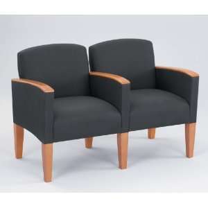  Fabric Two Seater with Center Arm Perk Cedar Fabric 
