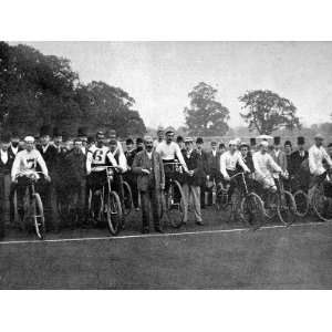  The 24 Hour Bicycle Race at Herne Hill, 1892 Stretched 