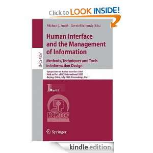 Human Interface and the Management of Information. Methods, Techniques 