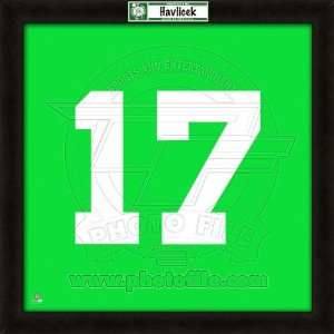  John Havlicek Boston Celtics No. 17   NBA Framed Uniframe 