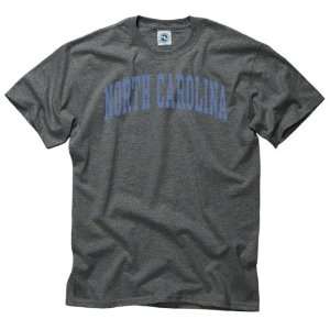   North Carolina Tar Heels Dark Heather Arch T Shirt: Sports & Outdoors