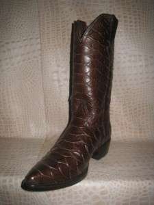   Exotic Embossed Full Anaconda Snake Cowboy Western Wear Boots  